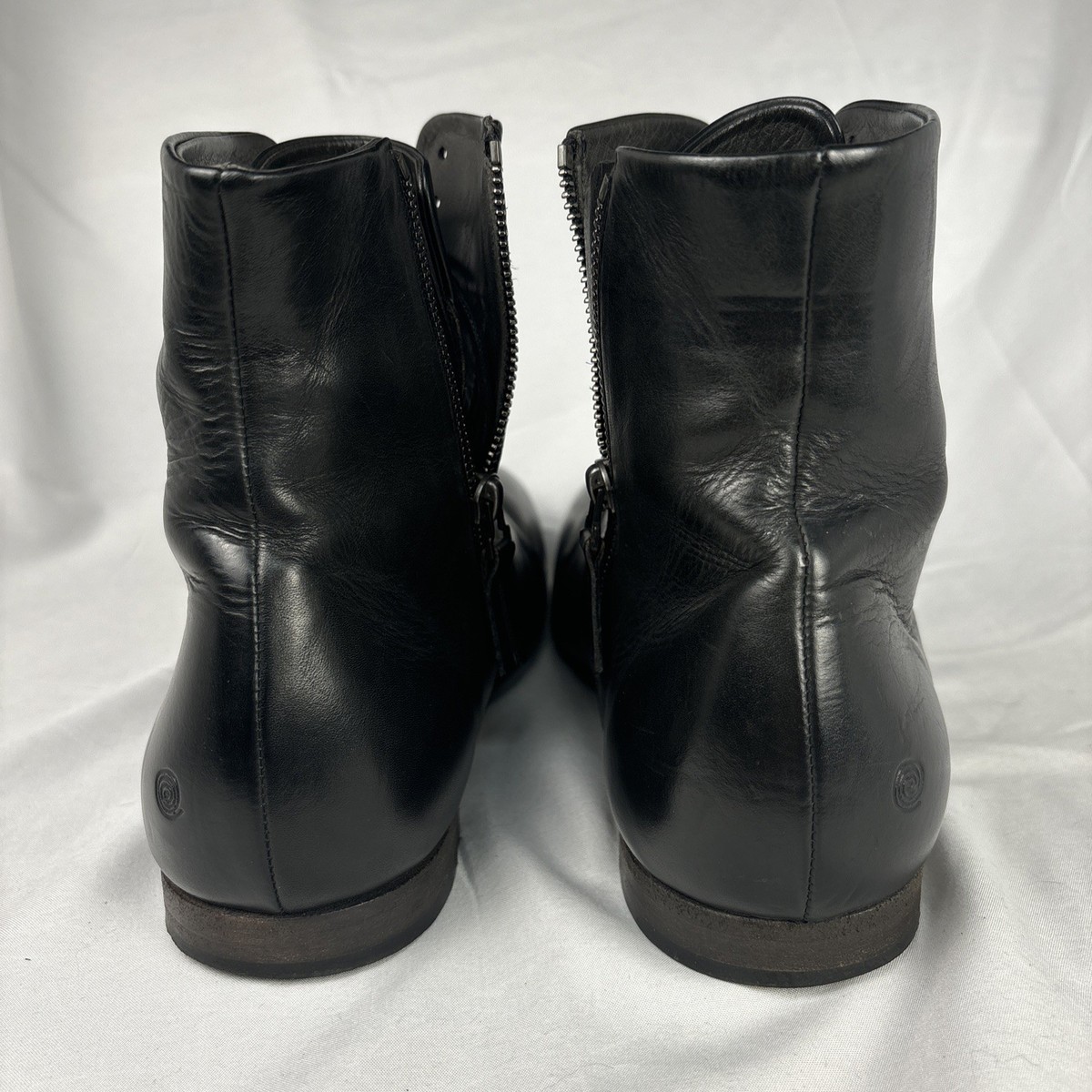 【関税込み】Marsell ブラック サイドジップブーツ Marsell Lace-up Zipper Side Boots Size 41 US 8 Mens Black