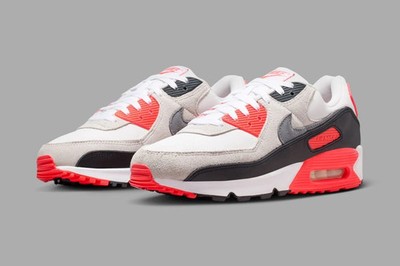 NEW Air Max 90 QS Men Sz 6.5/Women's 8 White/Particle Grey IU1055-100 Fast Ship