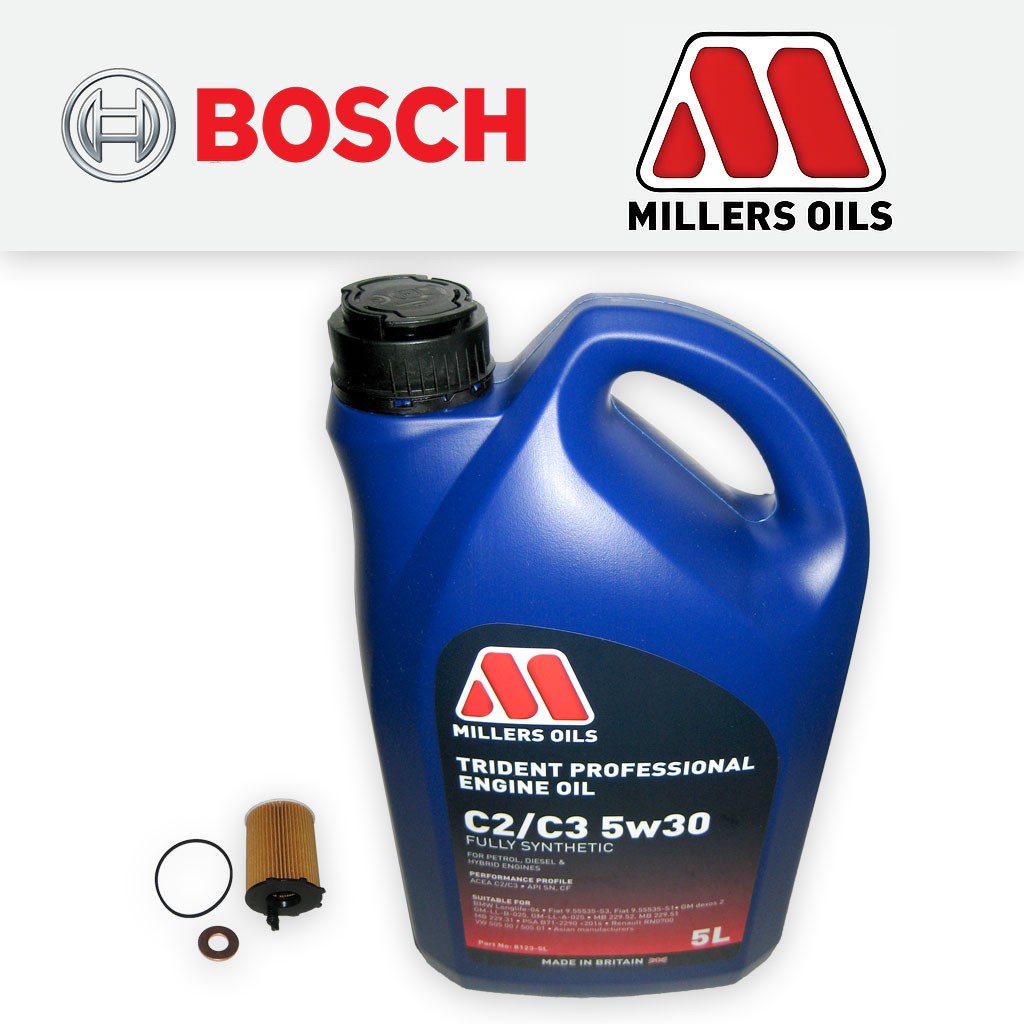 SERVICE KIT for CITROEN C3 PICASSO 1.6 HDI DV6ATED4 DV6TED4 OIL FILTER +5L OIL