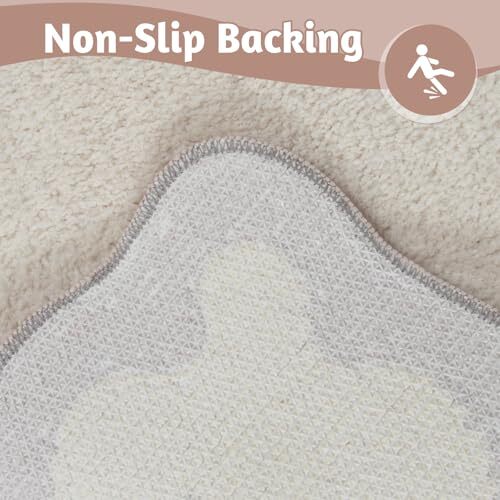 Bathroom Runner Rug, Cute Wavy Water Absorbent Long Bathroom 24" x 60