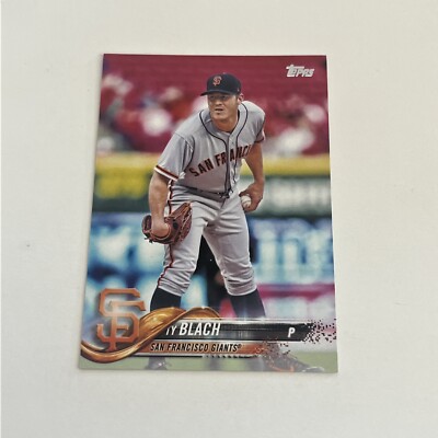 2018 Topps Series 1 - #165 Ty Blach San Francisco Giants