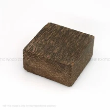 Black Palm Bowl Blank 8x 8x 2 Wood Turning Square Block - Free US Shipping
