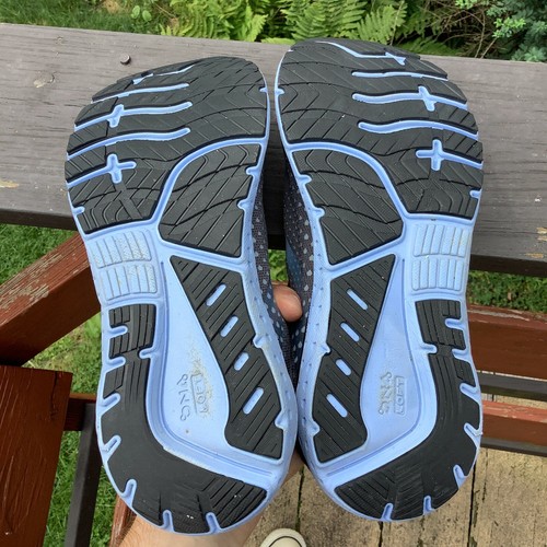 Brooks Glycerin 18 Women's 10.5 1203171B050 Black Blue Running Shoes No Insole - Picture 10 of 12