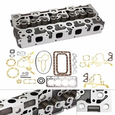 For Kubota Kubota V1902 Complete  Cylinder Head WITH Valves and Full Gasket Set