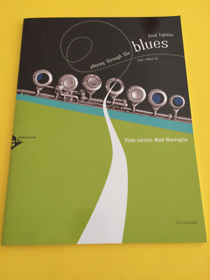 Playing Through The Blues, for Flute, Fred Lipsius, Book/CD Set