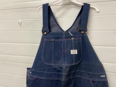 Vintage JC Penney Big Mac Square Bak Blue Jeans Carpenter Bib