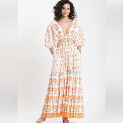 Ash & Eden Zara Maxi Dress Size Small
