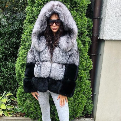 Fox Fur Types Of Fur Jackets Women Real Silver Fox Fur Jackets 