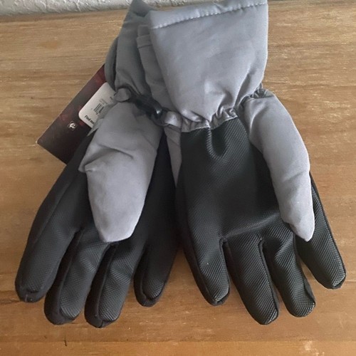 Swiss Tech Gray Black Toddler Ski Winter Gloves one size - Picture 4 of 4