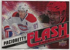 2015-16 Upper Deck Overtime Flash of Excellence Red Rainbow Max Pacioretty 01/10