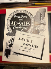 Lucky Loser 1934 Paramount 9x1/2x12" British pressbook Richard Dolman Anna Lee