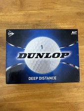Dunlop Deep Distance 12 Golf Balls Sports Accessories Equipment USGA Rules