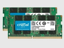New Crucial 8GB KIT 2 x 4GB DDR4 2400 MHz PC4-19200 SODIMM 260-Pin Laptop Memory