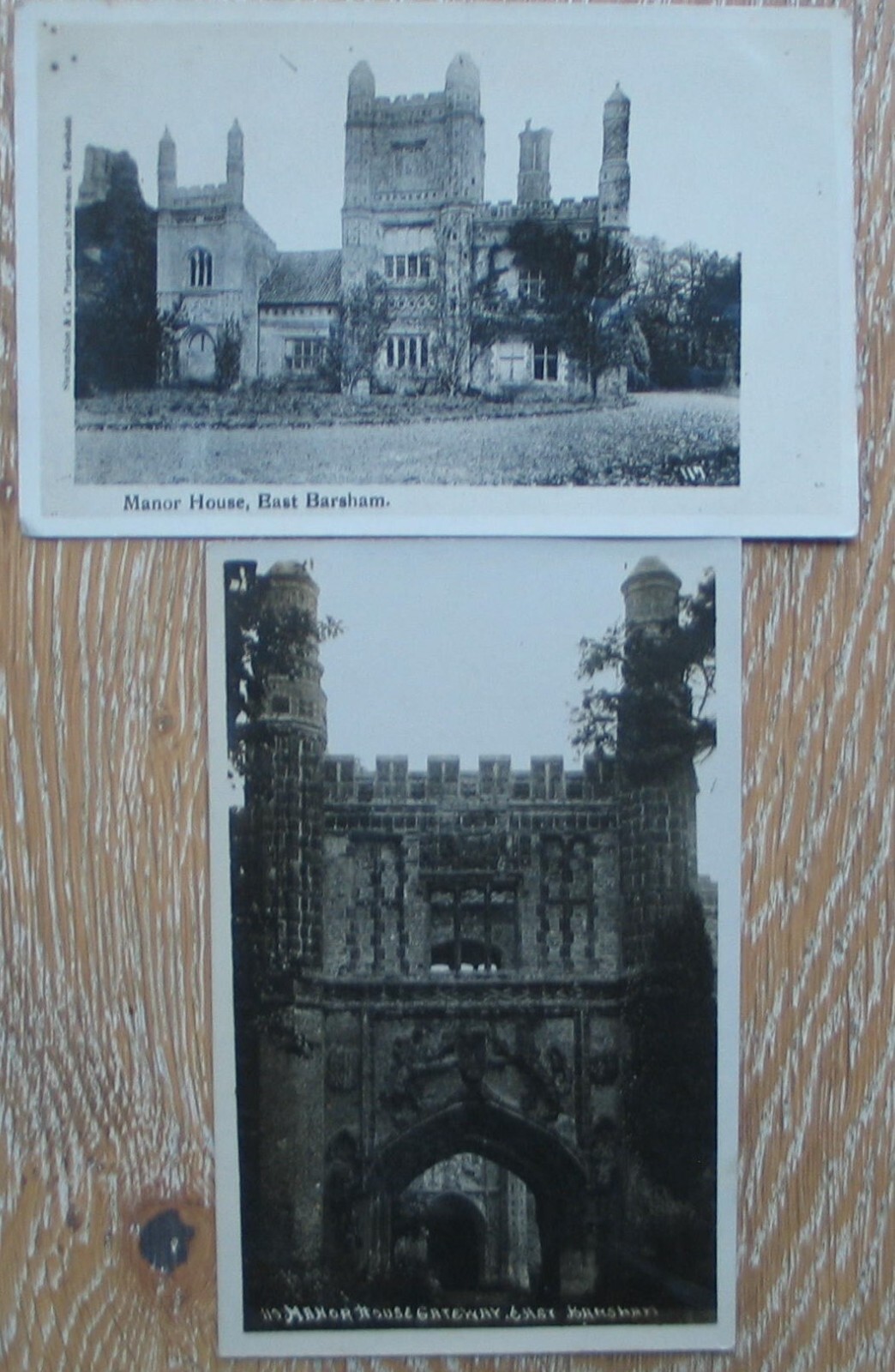 2 OLD REALPHOTO POSTCARDS OF EAST BARSHAM, NORFOLK eBay