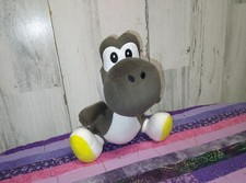 Dark Gray YOSHI 8" Plush Super Mario Bros Nintendo Licensed All Star Collection