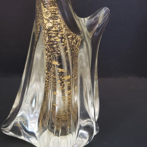 Kunstglas Mutter Maria betende Krippe Heiligenschein klar mit Goldfolie Taiwan - Bild 8 von 9