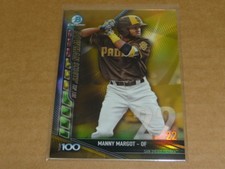 2017 Bowman Chrome SCOUTS TOP 100 MANNY MARGOT GOLD REFRACTOR PADRES /50 E1316