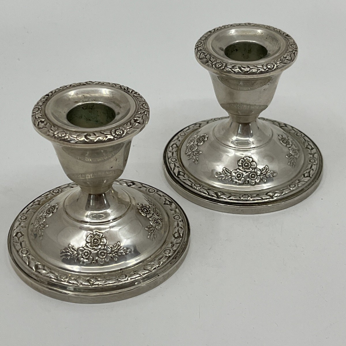 【銀製】1950s Fisher Sterling Silverソルト&ペッパー Fisher Sterling Silver In Antique Us Sterling Silver Salt