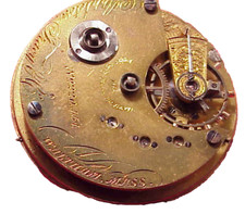 Waltham 16S 15J Model 1860 Appleton Tracy  Co Key Wind Key Set Gilt Movement