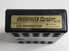 66109 REDDING 2-DIE PREMIUM FULL LENGTH DIE SET - 222 REMINGTON - BRAND NEW