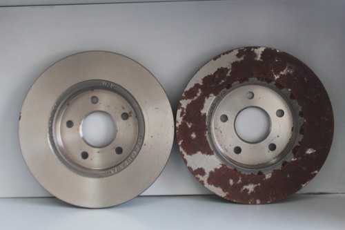 COPPIA DISCHI FRENO POSTERIORI PER FORD MONDEO MK3 JAGUAR 1376138 1S7W2A315CB - Picture 2 of 12