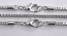 Antique Silver Box Chains 2 MM Necklace Bulk ...