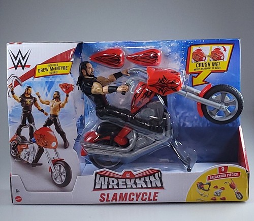 WWE Wrekkin SLAMCYCLE With Drew McIntyre 6 Inch Action Figure Brand 
