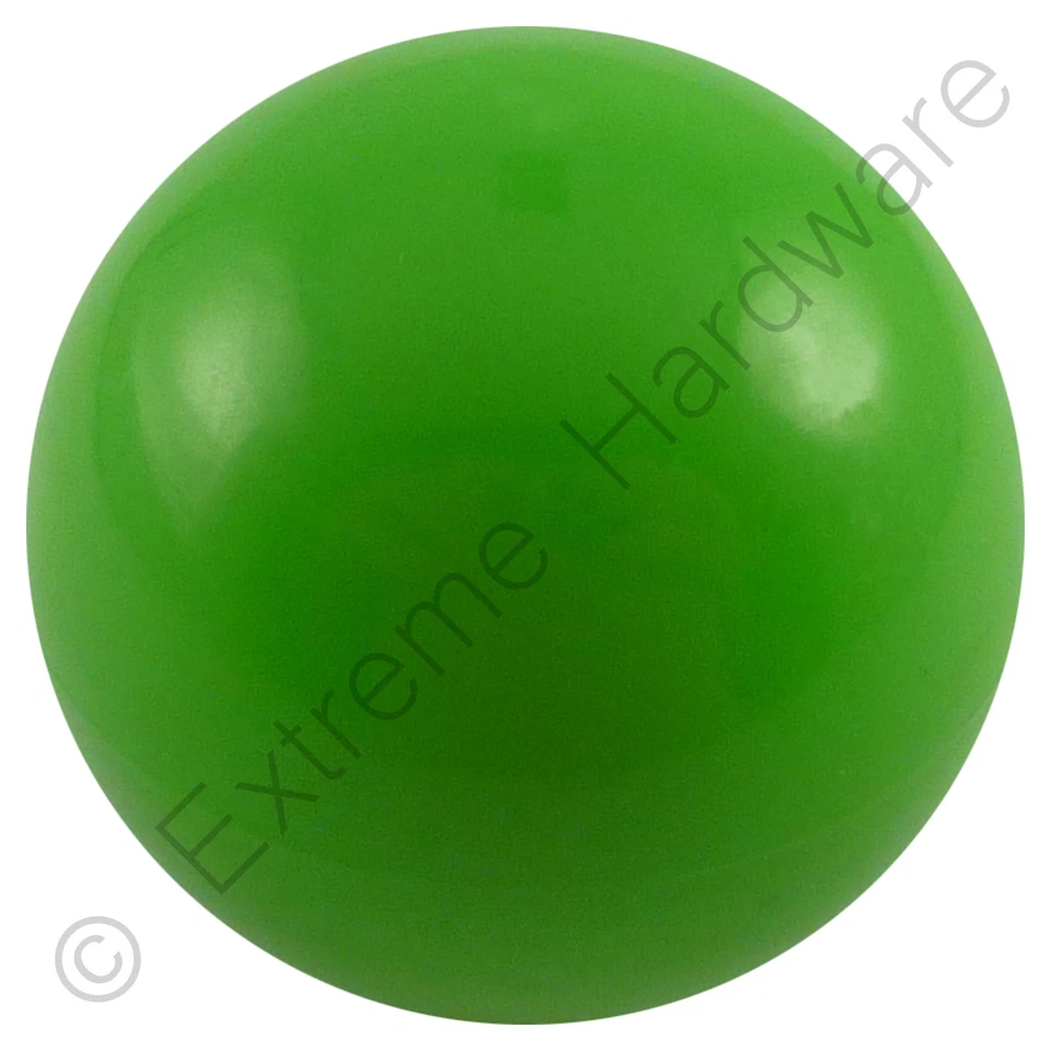 EXTREME HARDWARE Arcade Joystick 35mm Ball Top for Zippyy, Zippy, Sanwa, Seimitsu (Green) JAMMA