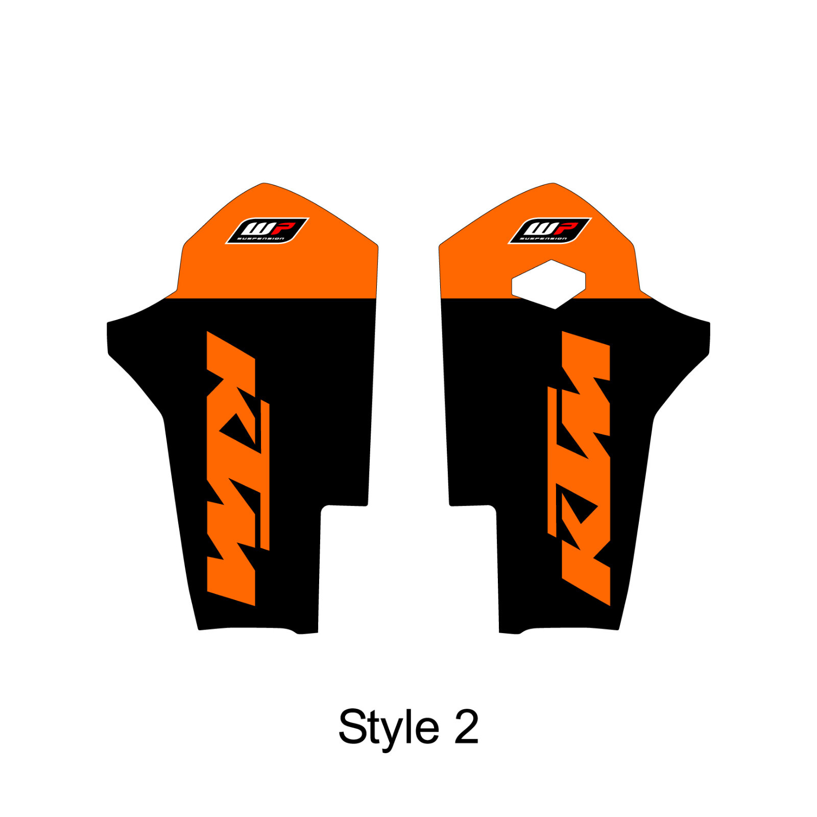 KTM fork guard decals 0813 sx xc Style 2 Free shipping eBay