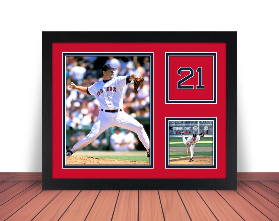 ROGER CLEMENS Photo Collage Picture BOSTON RED SOX Baseball 8x10 11x14 16x20 R - Image 3 of 4