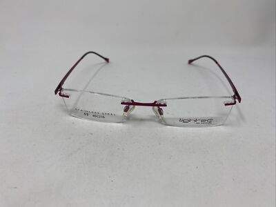 LIGHTEC MOREL 7776L PP 006 PINK 49/16/135 RIMLESS FRANCE EYEGLASSES FRAME  :T25