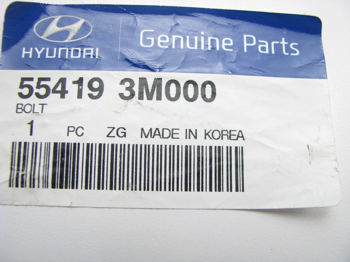 NEW Suspension Crossmember Bolt (Front Or Rear) OEM For Hyundai  