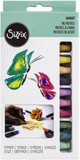 Sizzix Making Essential Oil Pastels 12/Pkg Assorted Colors new