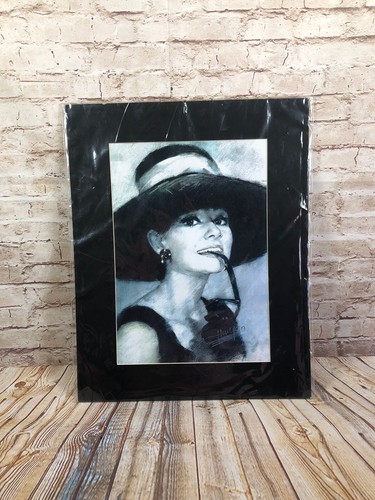 Haiyan Archiv Sammlung Audrey Hepburn Zeichnung 20'' mal16'' aus Regis Art Galle