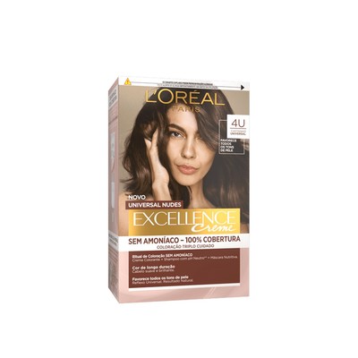 L'Oréal Paris Excellence Universal Nudes Creme Permanent Hair Dye 4U