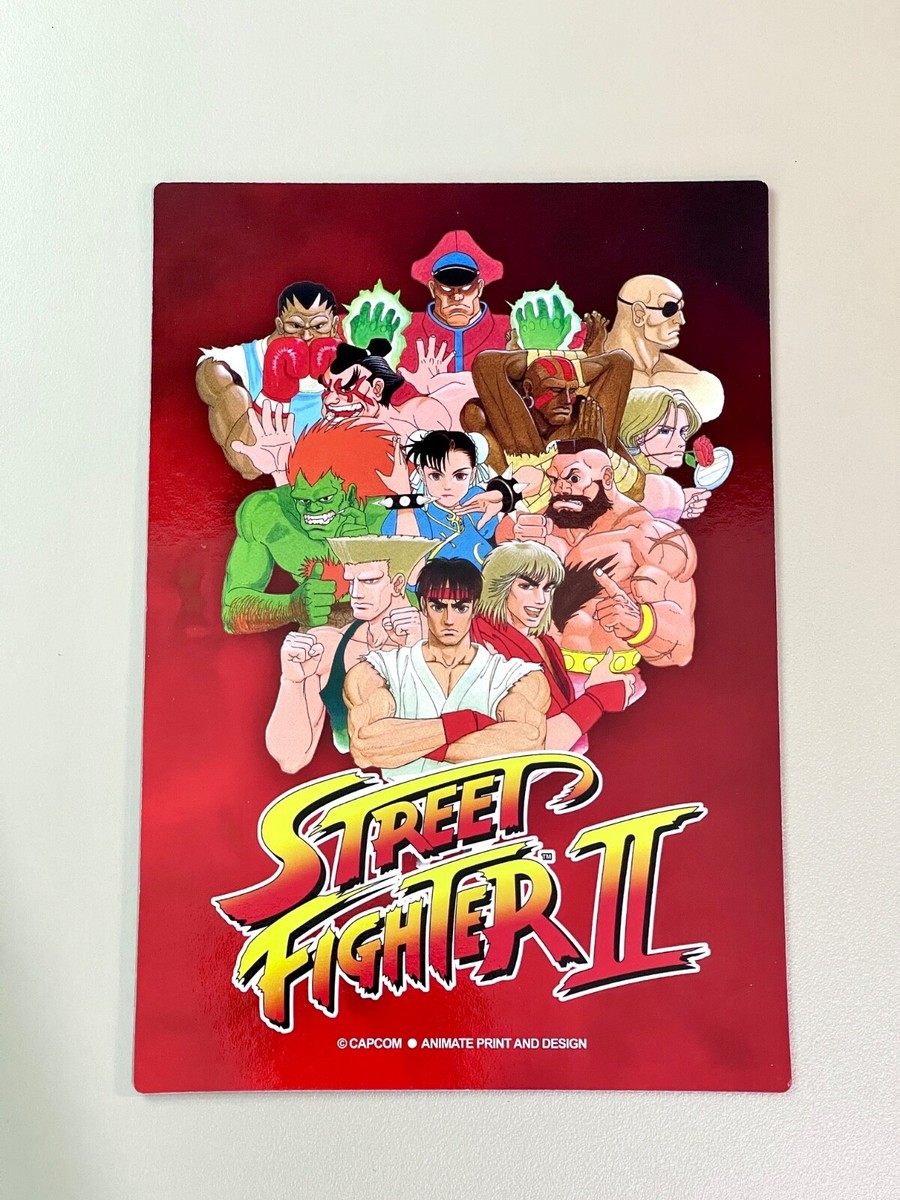 Street Fighter II Jumbo Card complete set SP002 By Capcom