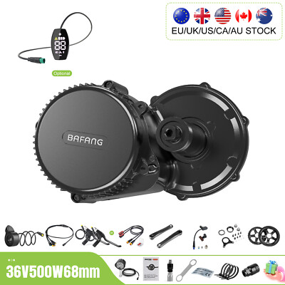 36V500W Bafang Mid Drive Motor 68-73mm BBS DIY Mountain E-Bike Conversion Kits