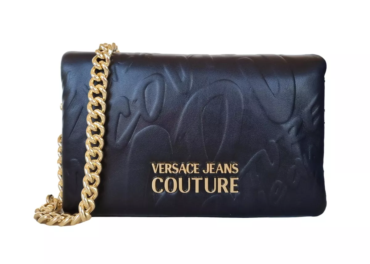 VERSACE JEANS COUTURE women s shoulder clutch bag 73VA4BI2 black