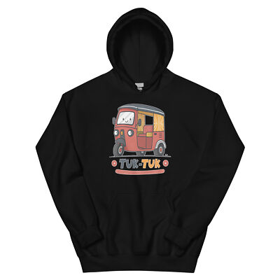 Tuk-Tuk Transportation Vehicle Illustration Hoodie