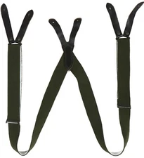 German Bundeswehr / West German Suspenders Belt Uniform Pant Trousers Elastic