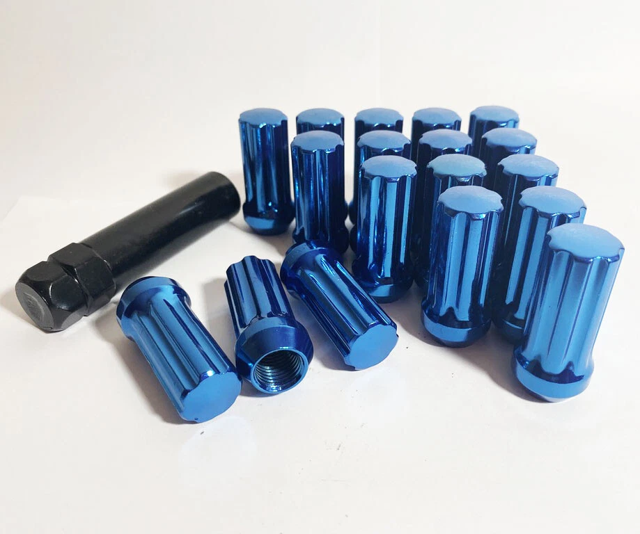 ПОДХОДИТ BUICK ENCAVE 2008-19 КОНИЧЕСКИЙ СИДЕНЬЕ ШЛИЦА ТЮНЕР ЗАЖИМНАЯ ГАЙКА 2' 14x1,5 синий 24шт - Изображение 2 из 4