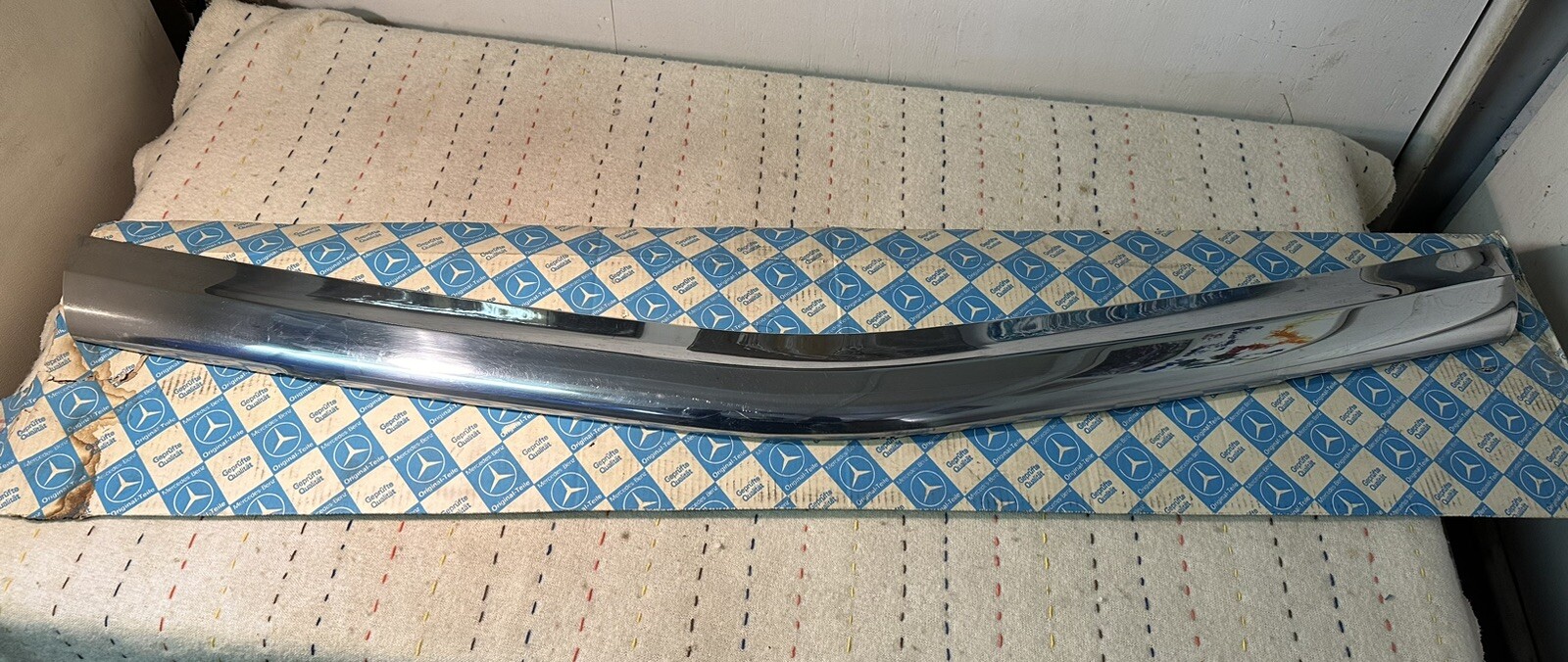 MERCEDES 107 Front Bumper Chrome Cover 450sl 380sl 560sl for sale 