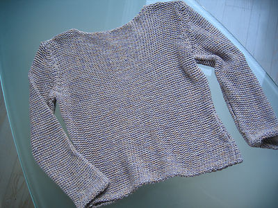 Pulli von ELEGANCE PRESTIGE, Baumwolle, Gr. 36,Gr. S, taupe, meliert, neuwertig 