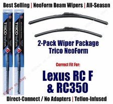 2-Pack Super-Premium NeoForm Wipers fit 2015+ Lexus RC F & RC350 - 16240/180