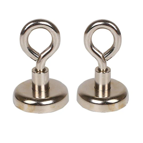 12 Pack Powerful Heavy Duty Neodymium Magnetic Hooks Eyebolt Strong Magnets - Picture 2 of 6