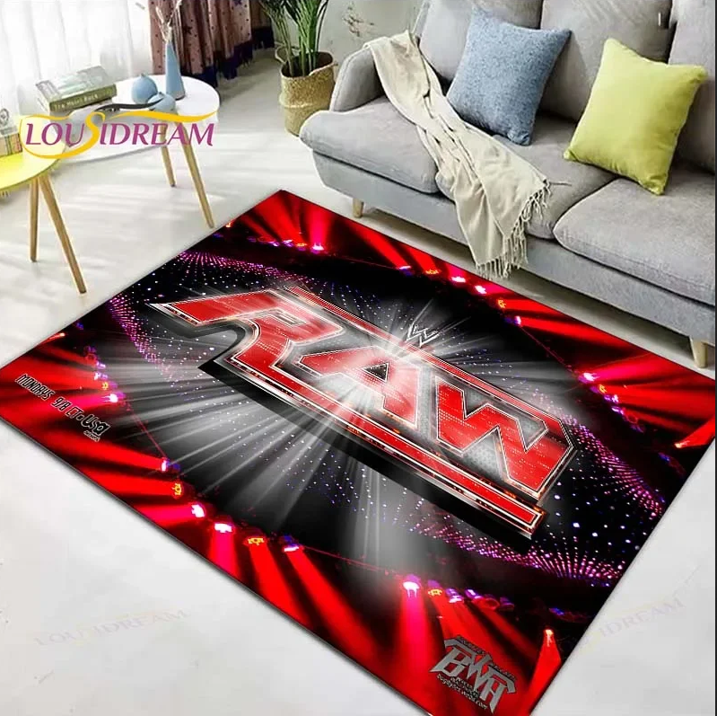 Wrestling Entertainment WWE Anti-Slip Floor Rugs Bedroom Carpet Mat ...