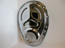 SMALL BLOCK CHEVY CHROME TIMING CHAIN COVER sbc 283 327 350 #4932 