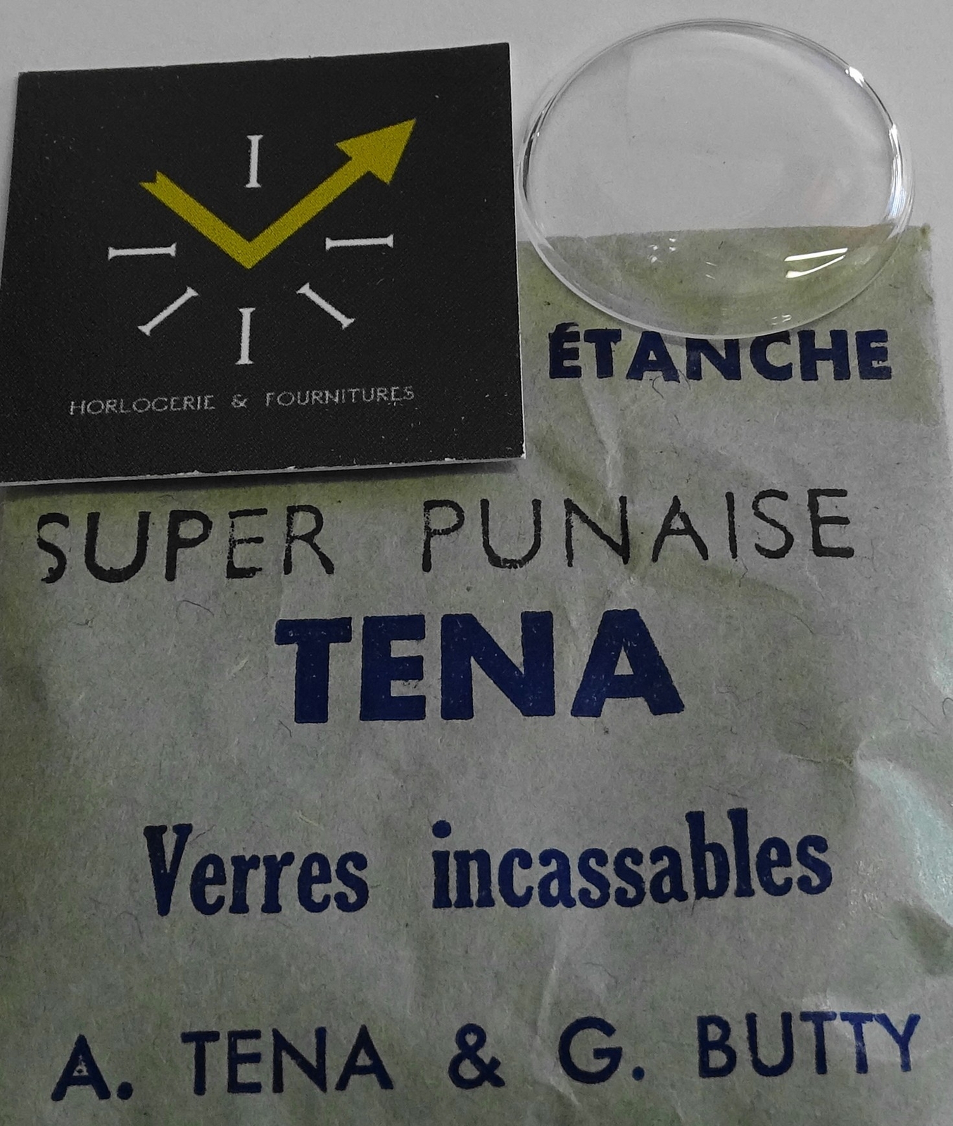 VERRE DE MONTRE Tena & Butty punaise acrylique 18.5mm EUR 5,00
