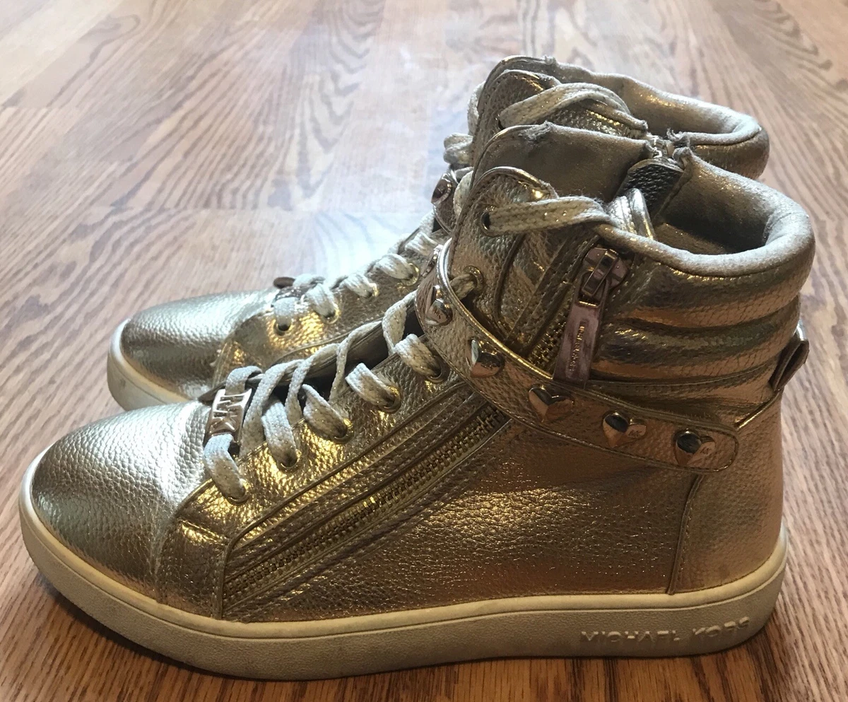 Michael kors gold cheap high tops