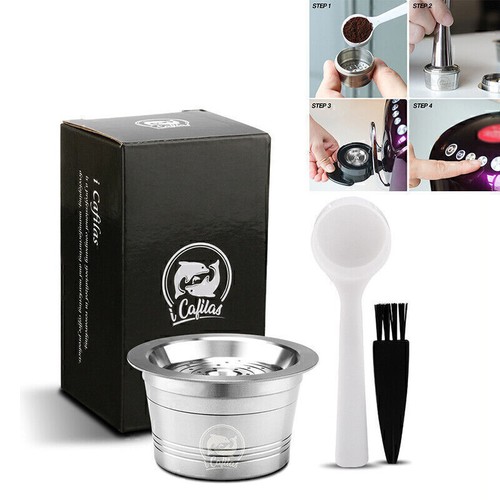 Für Tchibo Cafissimo Nachfüllbar Kaffee Pod Kapsel Wiederverwendbar Filter Kit - Bild 3 von 11